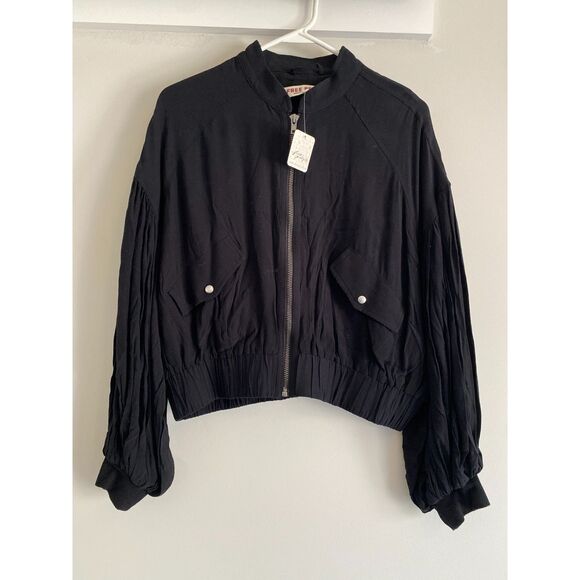 Free People Jackets & Blazers - Free People On Pointe Bomber Jacket Womens Small NWT
